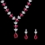 Picture of Wedding Cubic Zirconia Necklace And Earring Sets 1JJ050948S
