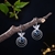 Picture of  Swarovski Element Simple Dangle Earrings 3LK053675E