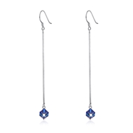 Picture of  Swarovski Element Simple Dangle Earrings 3LK053689E