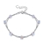 Picture of  Swarovski Element Simple Link & Chain Bracelets 3LK053734B