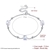 Picture of Simple Swarovski Element Link & Chain Bracelets 3LK053741B