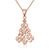Picture of Cubic Zirconia 18 Inch Pendant Necklaces 3LK053794N