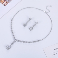 Picture of  Luxury Cubic Zirconia Necklace And Earring Sets 1JJ054499S