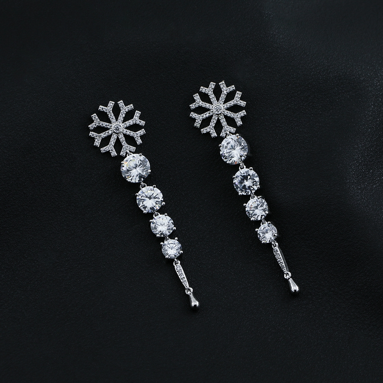 Party Cubic Zirconia Dangle Earrings 1JJ054526E