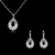 Picture of  Small Cubic Zirconia Necklace And Earring Sets 3FF054575S