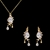 Picture of  Delicate Copper Or Brass Necklace And Earring Sets 3FF054585S
