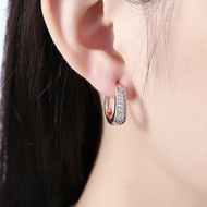 Picture of Fashion Casual Small Hoop Earrings with Beautiful Craftmanship