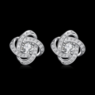 Picture of Charming White Cubic Zirconia Stud Earrings As a Gift