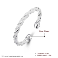 Picture of Cheap Copper or Brass Platinum Plated Cuff Bangle From Reliable Factory