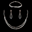 Show details for Casual Dubai Necklace and Earring Set of Original Design