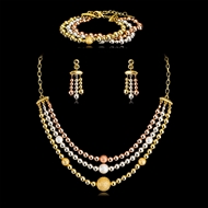 Show details for Amazing Big Zinc Alloy 3 Piece Jewelry Set