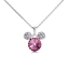 Show details for Zinc Alloy Purple Pendant Necklace As a Gift