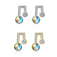 Picture of 925 Sterling Silver Swarovski Element Stud Earrings For Your Occasions