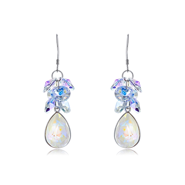 Picture of Nice Swarovski Element Zinc Alloy Dangle Earrings with Price