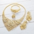 Picture of Gold Plated Big 4 Piece Jewelry Set in Bulk
