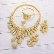 Picture of Origninal Big Gold Plated 4 Piece Jewelry Set