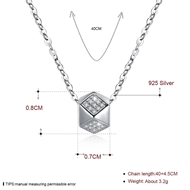 Picture of Affordable 925 Sterling Silver Small Pendant Necklace from Trust-worthy Supplier