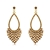 Picture of Good Quality Swarovski Element Fashion Dangle Earrings