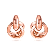 Picture of Famous Small Rose Gold Plated Stud Earrings