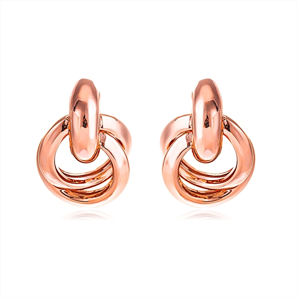 Picture of Famous Small Rose Gold Plated Stud Earrings