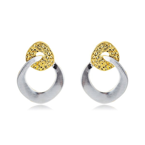 Picture of Buy Zinc Alloy Multi-tone Plated Stud Earrings with Wow Elements