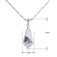 Picture of High End Casual Platinum Plated Pendant Necklace