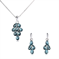 Picture of Shop Zinc Alloy Small Necklace and Earring Set with Wow Elements