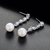 Picture of Famous Small White Dangle Earrings