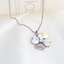 Show details for Fashionable Clover Small Pendant Necklace