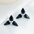 Picture of Fashion Blue Stud Earrings in Flattering Style