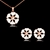 Picture of Need-Now White Flowers & Plants Necklace and Earring Set from Editor Picks