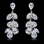 Show details for Shop Platinum Plated Cubic Zirconia Dangle Earrings Best Price