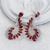 Picture of Fashion Cubic Zirconia Big Dangle Earrings