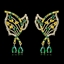 Show details for Wholesale Gold Plated Copper or Brass Dangle Earrings with No-Risk Return