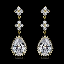Show details for Low Cost Gold Plated Luxury Dangle Earrings with Low Cost