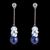 Picture of Reasonably Priced Platinum Plated Medium Drop & Dangle Earrings with Full Guarantee