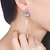 Picture of 925 Sterling Silver Blue Drop & Dangle Earrings at Great Low Price