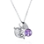 Picture of Fashion Purple Pendant Necklace with Full Guarantee