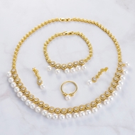 Picture of Attractive White Casual 4 Piece Jewelry Set with Unbeatable Quality