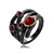 Picture of Nice Glass Multi-tone Plated Fashion Ring