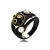 Picture of Attractive White Artificial Pearl Fashion Ring For Your Occasions