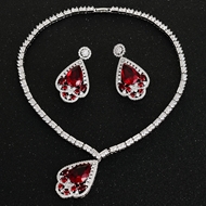 Picture of Need-Now Red Casual Necklace and Earring Set from Editor Picks