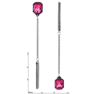 Picture of Customer-Oriented Pink Big Drop & Dangle