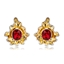 Show details for Inexpensive Zinc Alloy Red Stud Earrings from Reliable Manufacturer