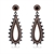 Picture of Low Cost Gunmetal Plated Black Dangle Earrings with Low Cost