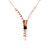 Picture of Fancy Small Rose Gold Plated Pendant Necklace