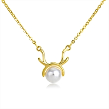 Show details for Fashionable Casual Copper or Brass Pendant Necklace