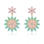 Show details for Stylish Big Colorful Dangle Earrings