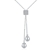 Picture of 925 Sterling Silver Platinum Plated Pendant Necklace at Super Low Price