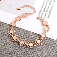 Show details for Stylish Flower White Fashion Bracelet